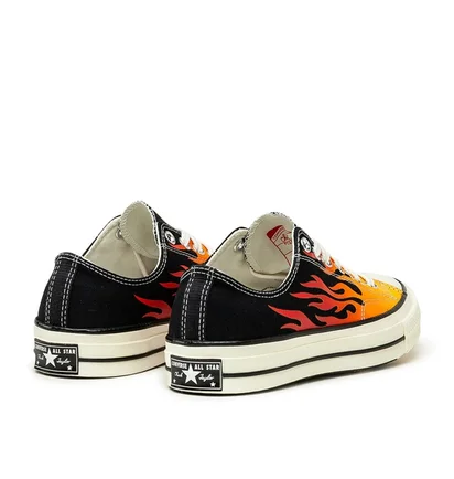 Converse Archive Print Chuck 70 Low (Schwarz / Rot / Orange)