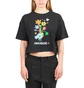 Converse Find your pride Cropped Grafik T-Shirt (Schwarz)