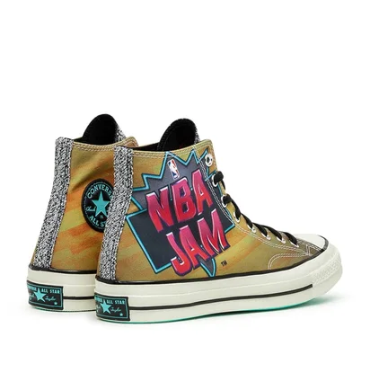 Converse x NBA Jam Chuck 70 Hi (Braun / Rot)