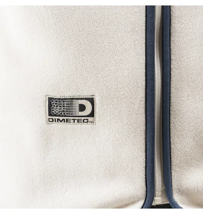 Dime Polar Fleece Hooded Jacket (Cream)