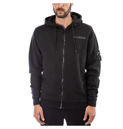 Han Kjobenhavn Zip Hoodie (Schwarz)