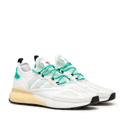 adidas ZX 2K Boost (Weiß / Grau / Grün)