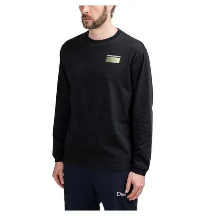 New Balance MT01537 BK Sport Style Optiks Long Sleeve Tee (Schwarz)
