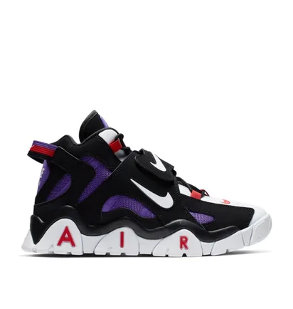 Nike Air Barrage Mid QS (Schwarz / Weiß / Lila)