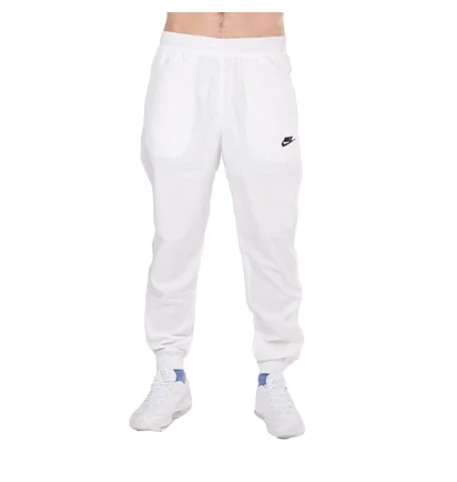 Nike NSW Swoosh Woven Pants (Weiß / Schwarz)