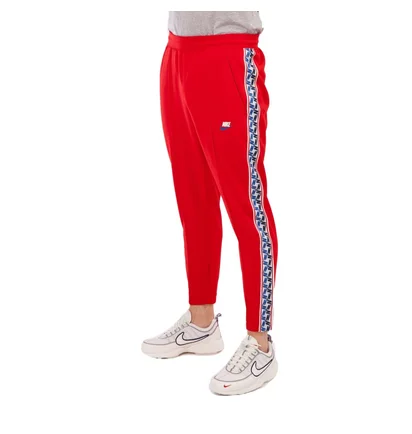 Nike NSW Taped Poly Pants (Rot / Weiß)
