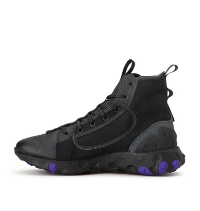 Nike React Ianga (Schwarz / Lila)