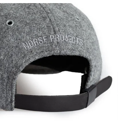 Norse Projects Wool Sports Cap (Hellgrau)