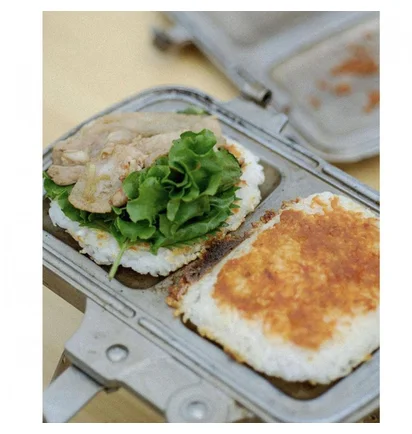 Snow Peak Tramezzino Sandwich Cooker (Silber)