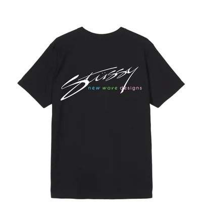 Stüssy New Wave Designs Tee (Schwarz)