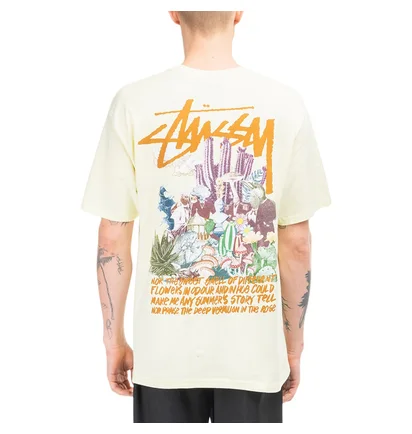 Stüssy Psychedelic T-Shirt (Pastellgelb)