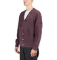 Stüssy Shaggy Cardigan (Aubergine)