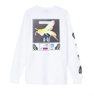 Stüssy Spirit Guide LS Tee (Weiß)