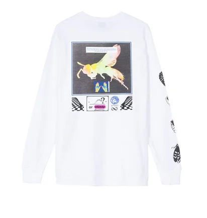 Stüssy Spirit Guide LS Tee (Weiß)
