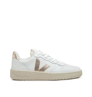 Veja WMNS Leather (Weiß / Gold)
