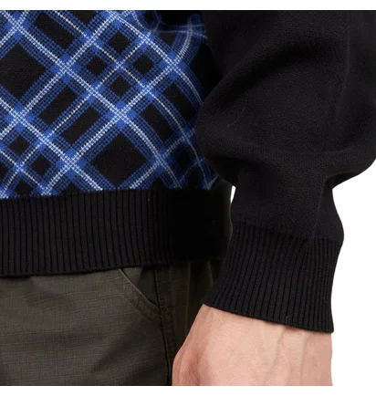 Yardsale Riviera Zip Knit (Schwarz / Blau)