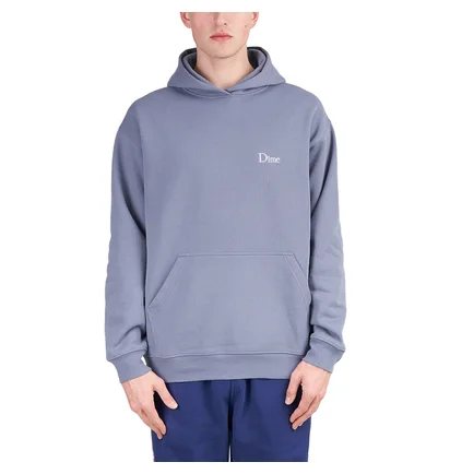 Dime Classic Small Logo Hoodie (Grau)
