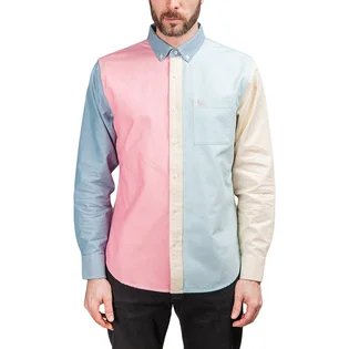 Aimé Leon Dore Color Blocked Oxford Shirt (Multi)