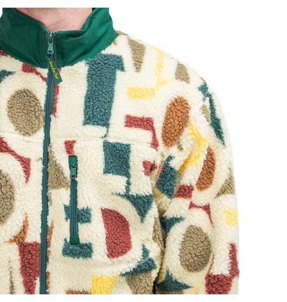 Aimé Leon Dore Blown Print Polar Fleece Jacket (Multi)