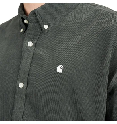 Carhartt WIP Madison Fine Cord Shirt (Grün)