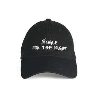 NASASEASONS Cap 'Single For The Night' (Schwarz / Weiß)