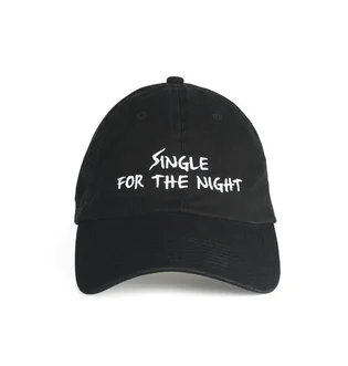 NASASEASONS Cap 'Single For The Night' (Schwarz / Weiß)