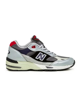 New Balance M991SKR 'Made in England' (Silber / Schwarz / Blau)