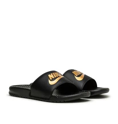 Nike Benassi 'Just Do It' (Schwarz / Bronze)