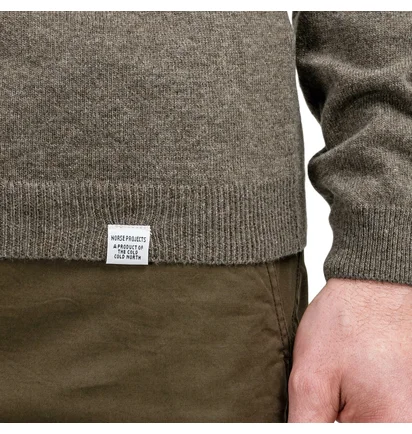 Norse Projects Sigfred Light Wool Pullover (Dunkelgrün)