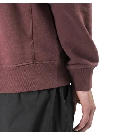 Stone Island Fleece Sweat Shirt (Burgundy)