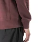 Stone Island Fleece Sweat Shirt (Burgundy)