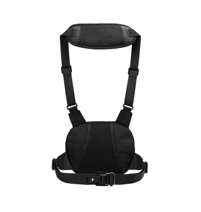 Stone Island Reflective Weave Ripstop Bumbag (Schwarz)