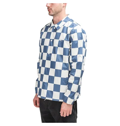 Stüssy Checker Coach Jacket (Blau / Weiß)
