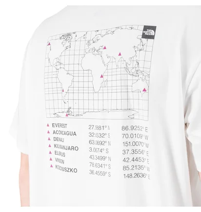 The North Face M SS Himalayan Summits Tee (Weiß)