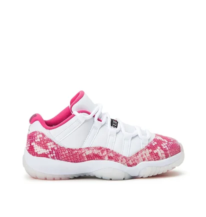 Air Jordan WMNS 11 Retro Low 'Pink Snakeskin' (Weiß / Pink)