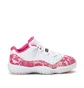 Air Jordan WMNS 11 Retro Low 'Pink Snakeskin' (Weiß / Pink)