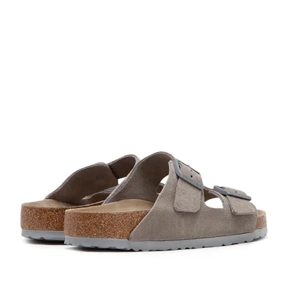Birkenstock Arizona Soft Footbed Suede (Hellgrau)