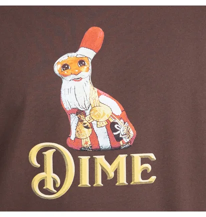 Dime Santa Bunny T-Shirt (Braun)