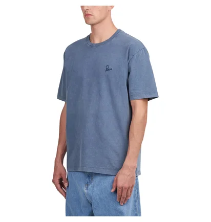 by Parra Script Logo T-Shirt (Blau)