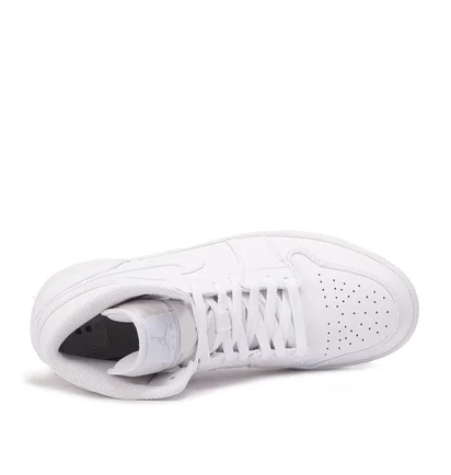 Air Jordan 1 MID 'Triple White' (Weiß)