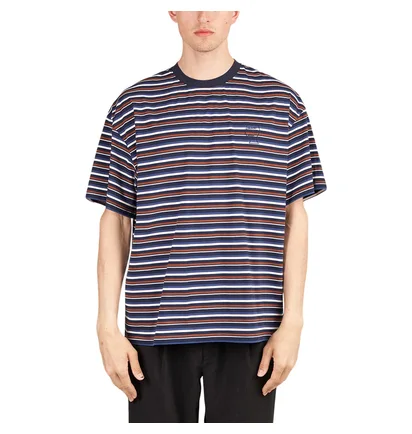 Brain Dead Nineties blocked Striped T-Shirt (Multi)