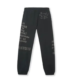 Brain Dead Tonal Type Print Sweatpants (Schwarz)