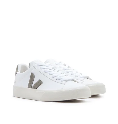 Veja WMNS Campo Chromefree Leather (Weiß / Khaki)