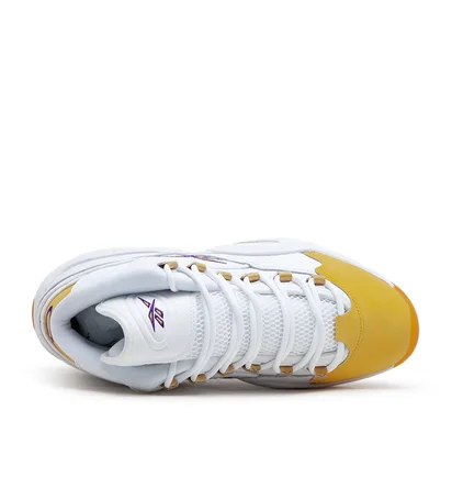 Reebok Question Mid (Weiß / Gelb)