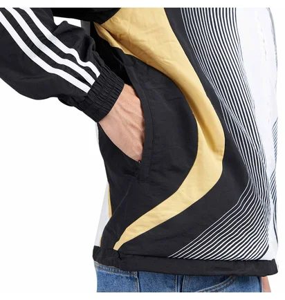 adidas x NTS TG Track Top (Schwarz / Weiß / Gold)