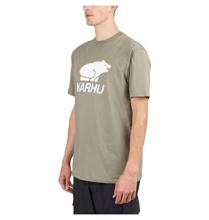 Karhu Basic Logo T-Shirt (Grün / Weiß)