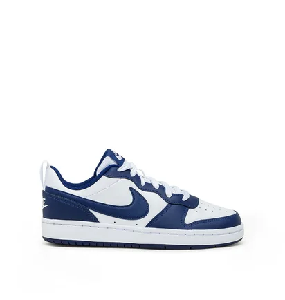 Nike Court Borough Low 2 (GS) (Weiß / Navy)