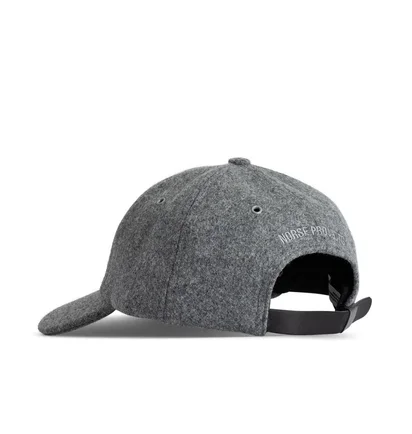 Norse Projects Wool Sports Cap (Hellgrau)