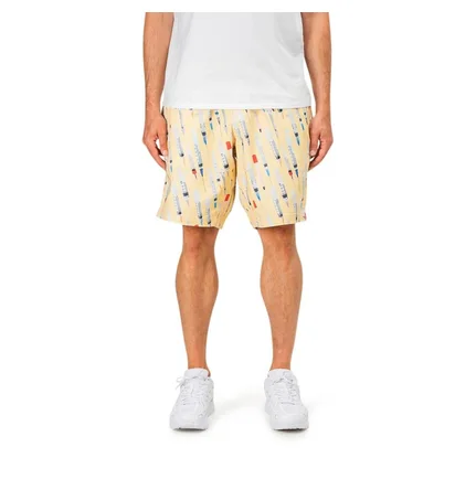 Pleasures Beverly Twill Shorts (Hellbeige / Multi)