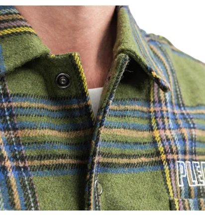 Pleasures Widow Heavyweight Flannel Shirt (Grün)